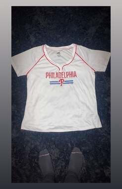 Philadelphia Phillies Majestic Cool Base Quarter Zip Pullover